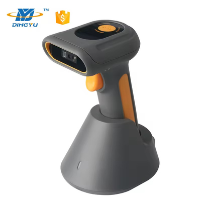 IP65 1D 2D QR कोड औद्योगिक ग्रेड वायरलेस बारकोड स्कैनर हाई स्पीड 65CM/S DS6530B-2D