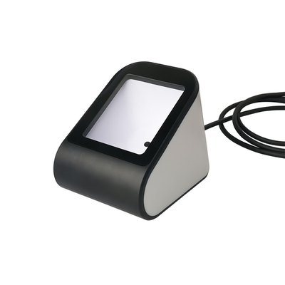 समायोज्य स्कैनिंग कोण के साथ USB वायर्ड 1D 2D बारकोड स्कैनर डेस्कटॉप रीडर